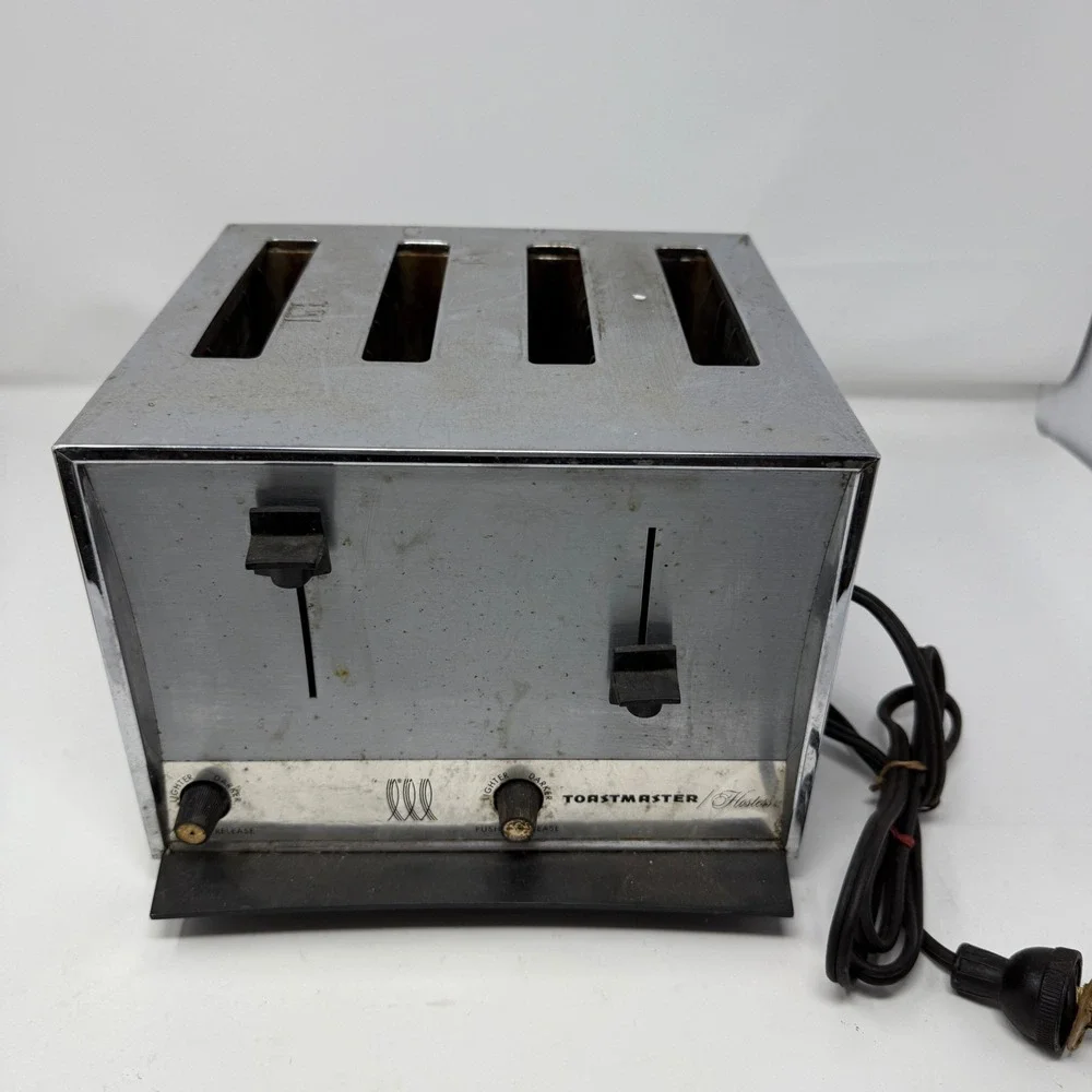 Vintage Toastmaster Hostess Automatic Toaster Chrome Retro‎  parts only